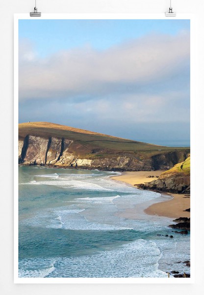 60x90cm Landschaftsfotografie Poster Keem Beach auf Achill Island