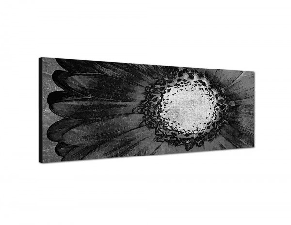 150x50cm Blüte Blume abstrakt Grunge