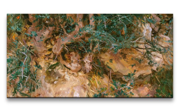 Remaster 120x60cm John Singer berühmtes Gemälde zeitlose Kunst Abstrakt Bäume Natur