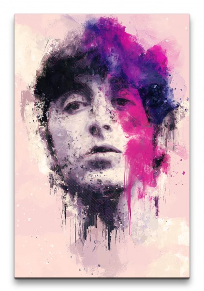McCartney Porträt Abstrakt Kunst Musiklegende 60x90cm Leinwandbild