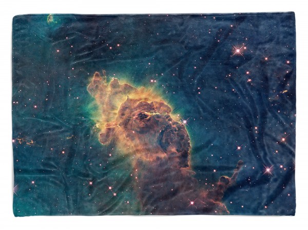 Handtuch Strandhandtuch Saunatuch Kuscheldecke mit Fotomotiv Supernova Nebel Un