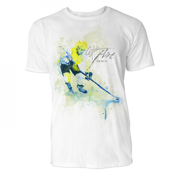 Eishockey Sinus Art ® T-Shirt Crewneck Tee with Frontartwork