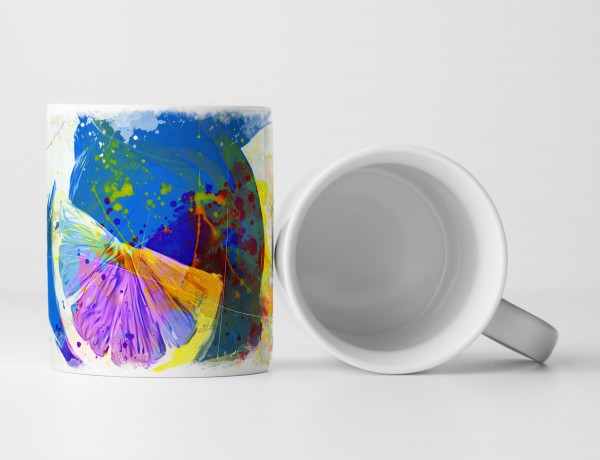 Zitrone Tasse als Geschenk, Design Sinus Art
