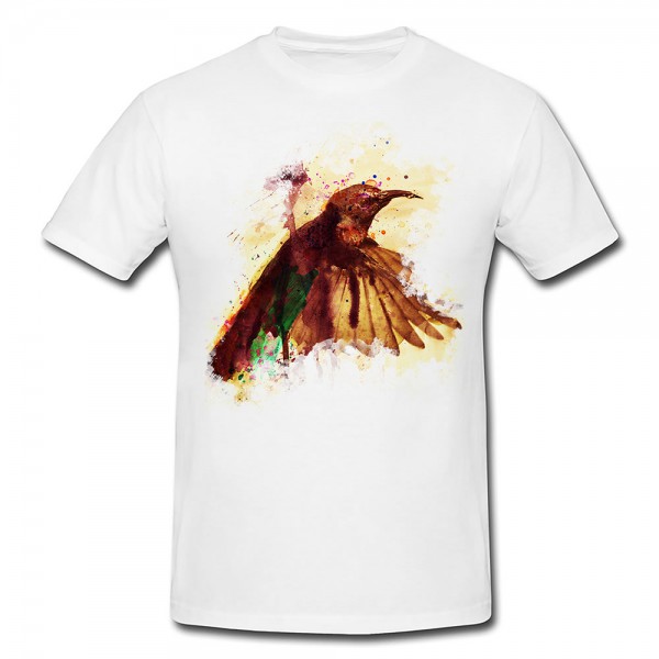 Kolibris Premium Herren und Damen T-Shirt Motiv aus Paul Sinus Aquarell