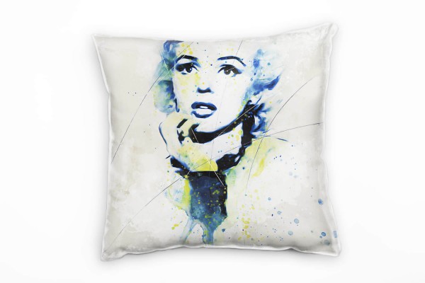 Marilyn Monroe I Deko Kissen Bezug 40x40cm für Couch Sofa Lounge Zierkissen