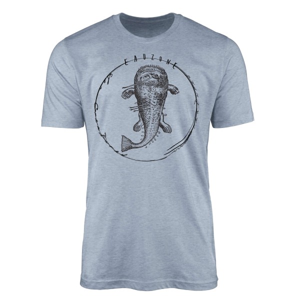 T-Shirt Tiefsee Fische - Serie: Sea Creatures , feine Struktur und sportlicher Schnitt / Sea 073