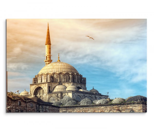 Wandbild Istanbul Yeni Cami Moschee 