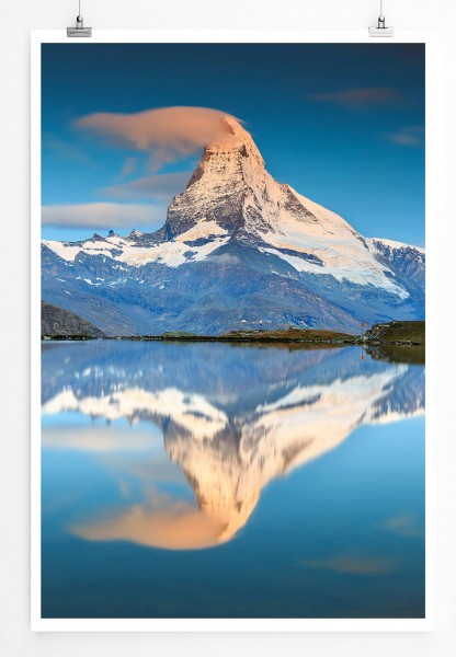Alpensee in der Schweiz 60x90cm Poster