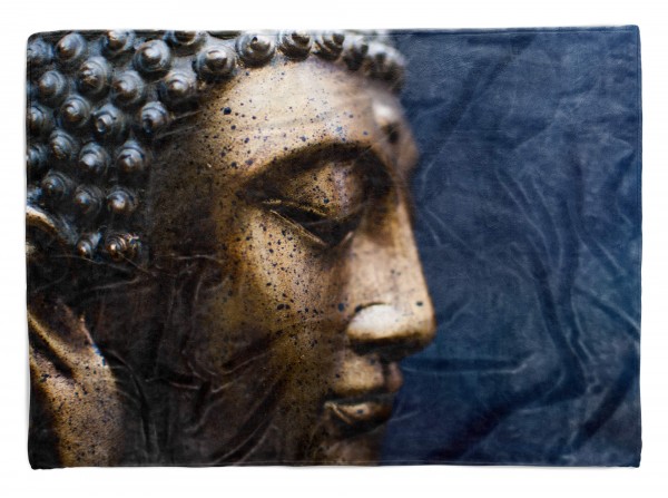 Handtuch Strandhandtuch Saunatuch Kuscheldecke mit Fotomotiv Buddha Buddhismus