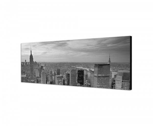 150x50cm New York Manhattan Skyline Sonnenuntergang