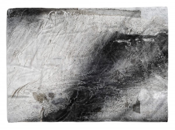 Handtuch Strandhandtuch Saunatuch Kuscheldecke mit Fotomotiv Grau Zement Abstrakt Auffall