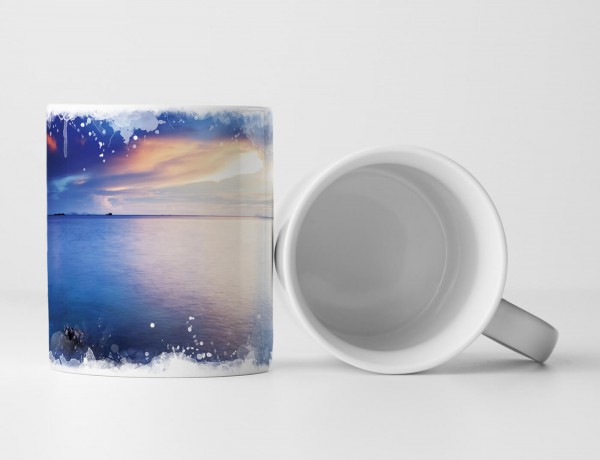 Tasse Geschenk Landschaftsfotografie – Sonnenaufgang über dem Ozean