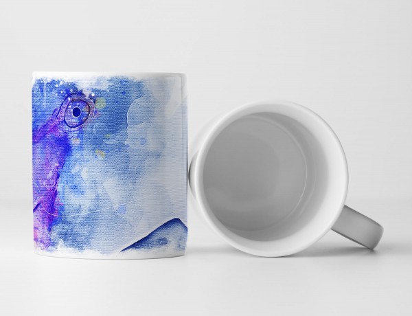Flamingo II Tasse als Geschenk, Design Sinus Art