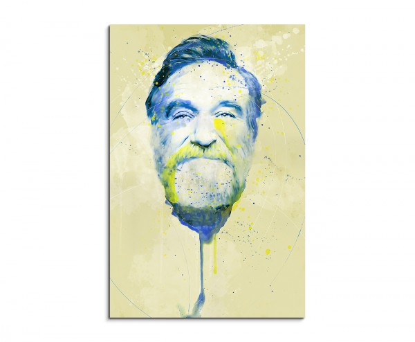 Robin Williams Aqua 90x60cm Wandbild Aquarell Art