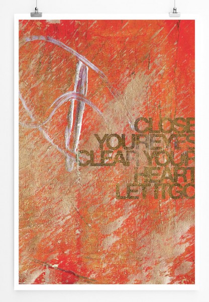 Close Your Eyes - Poster 60x90cm