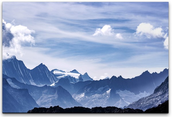 Alpenpanorama Wandbild in verschiedenen Größen
