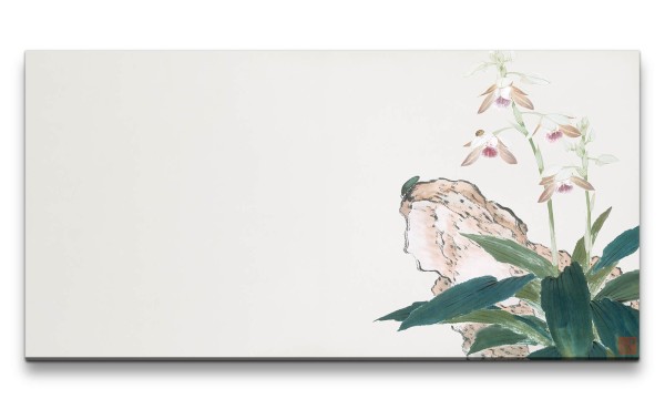 Remaster 120x60cm Traditionelle japanische Kunst Zeitlos Beruhigend Harmonie Blume Frühling