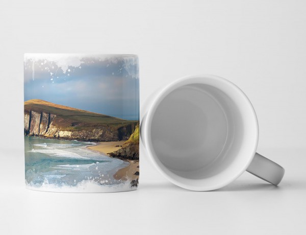 Tasse Geschenk Landschaftsfotografie – Keem Beach auf Achill Island