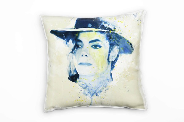Michael Jackson I Deko Kissen Bezug 40x40cm für Couch Sofa Lounge Zierkissen