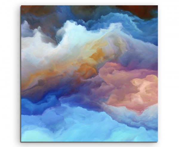 Digitales Gemälde  Wallende Wolken auf Leinwand exklusives Wandbild moderne Fotografie für ihre Wan