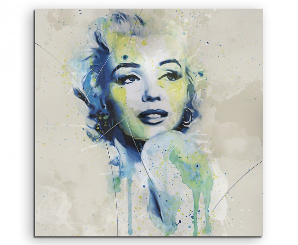 Marilyn Monroe Aqua 90x60 cm Aquarell Kunstbild