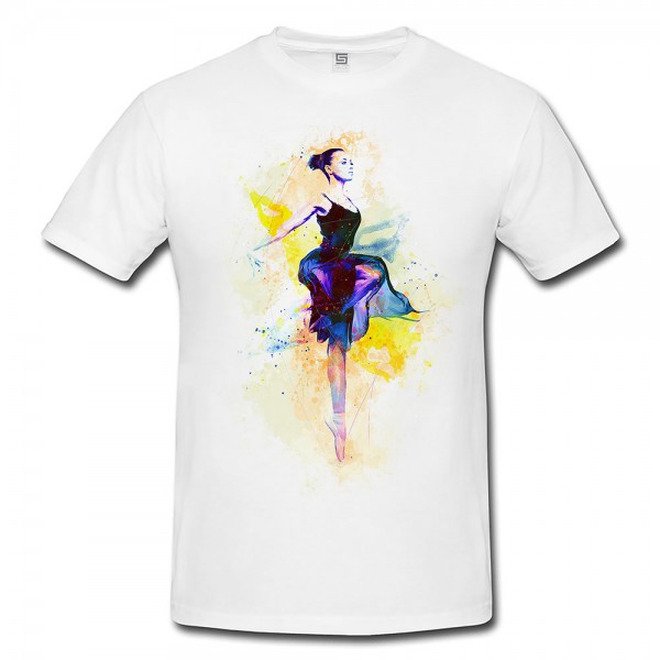 Ballett II Herren und Damen T-Shirt Sport Motiv aus Paul Sinus Aquarell