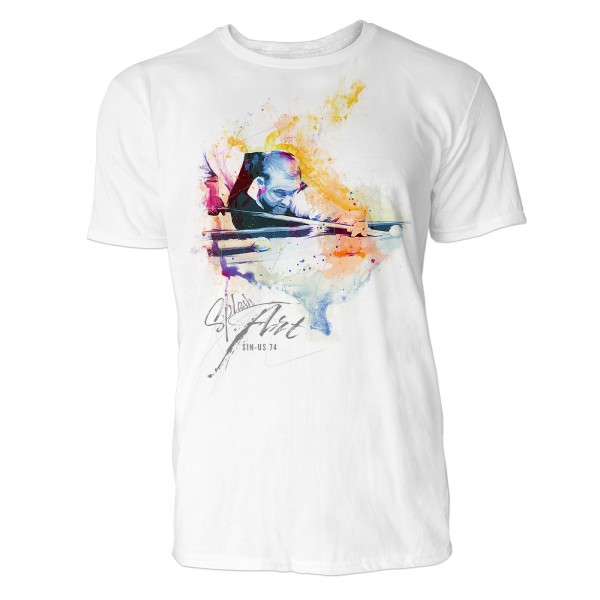 Snooker Sinus Art ® T-Shirt Crewneck Tee with Frontartwork