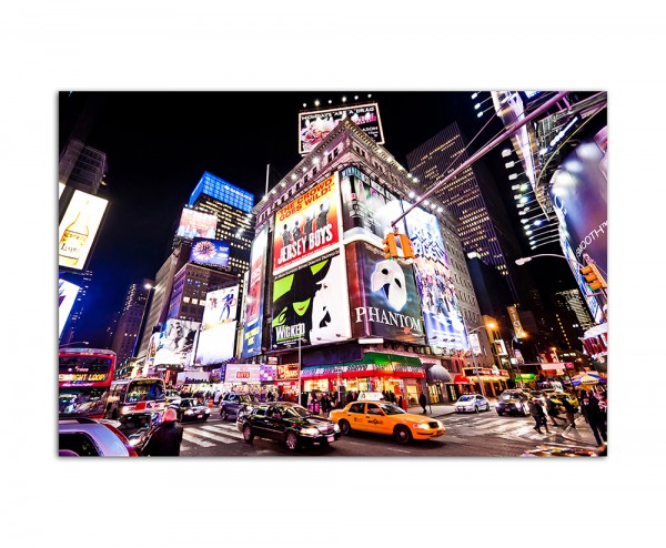 120x80cm New York City Nacht Times Square