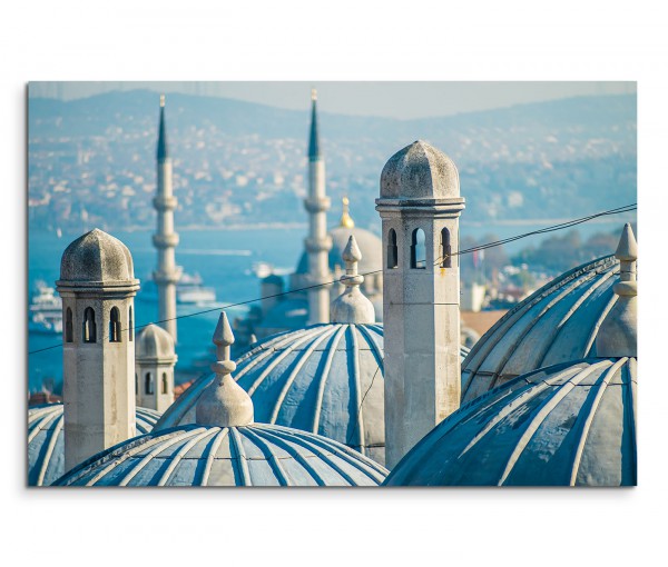 120x80cm Wandbild Istanbul Süleymaniye Moschee