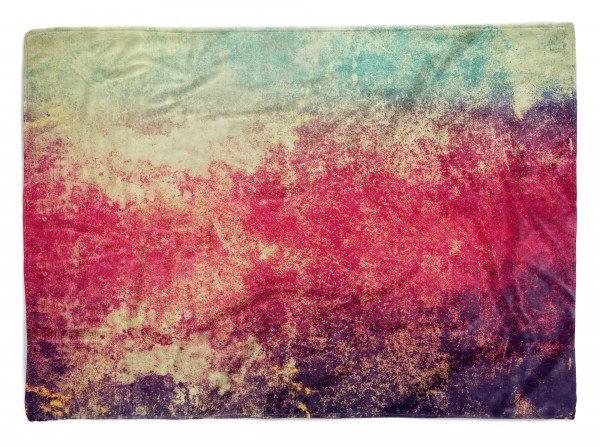 Handtuch Strandhandtuch Saunatuch Kuscheldecke mit Fotomotiv Abstrakt Alte Farbe Nahaufna