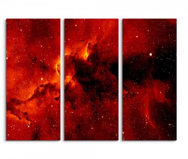 Red Nebula Spirit 3x90x40cm