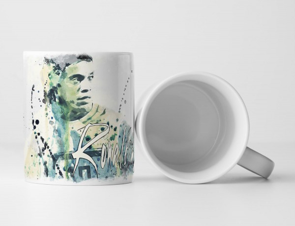 Ronaldinho Tasse als Geschenk, Design Sinus Art