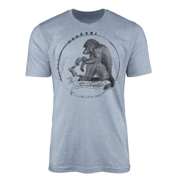 Evolution Herren T-Shirt Pavian