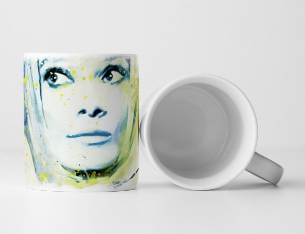 Audrey Hepburn VI Tasse als Geschenk, Design Sinus Art