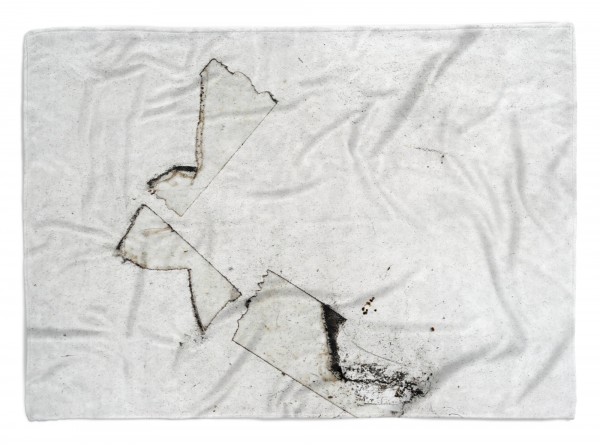 Handtuch Strandhandtuch Saunatuch Kuscheldecke mit Fotomotiv Grau Abstrakt Auffallend