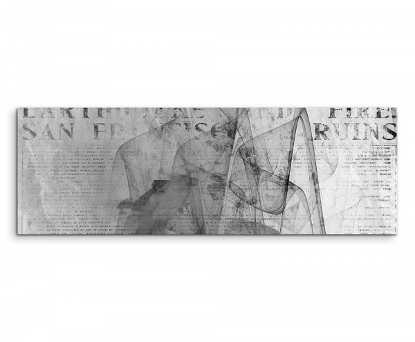 Abstraktes Panoramabild 1367 150x50cm