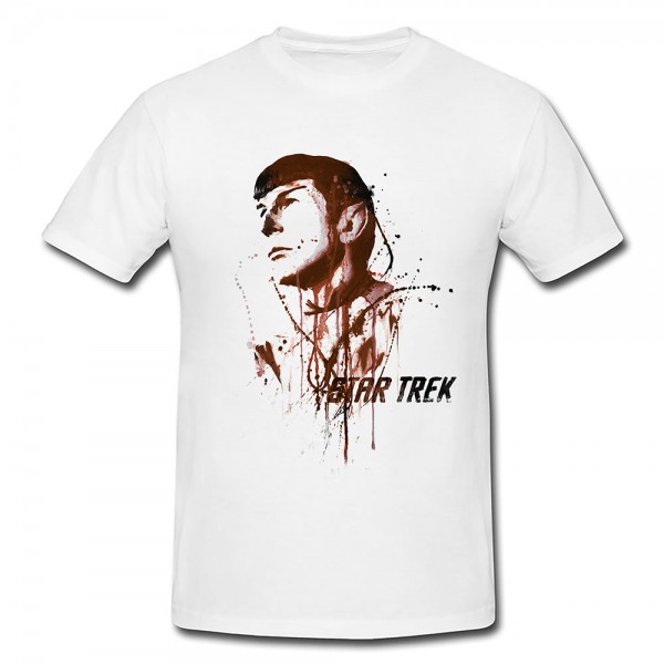 Star Trek Spock Premium Herren und Damen T-Shirt Motiv aus Paul Sinus Aquarell