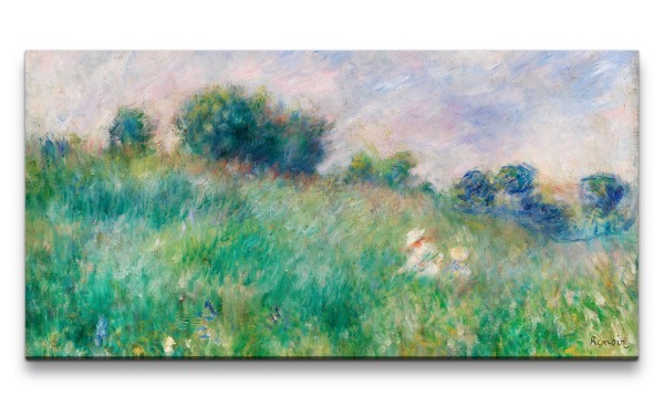 Remaster 120x60cm Pierre-Auguste Renoir weltberühmtes Wandbild Impressionismus Meadow Landschaft