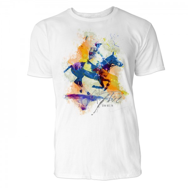 Polo Sinus Art ® T-Shirt Crewneck Tee with Frontartwork