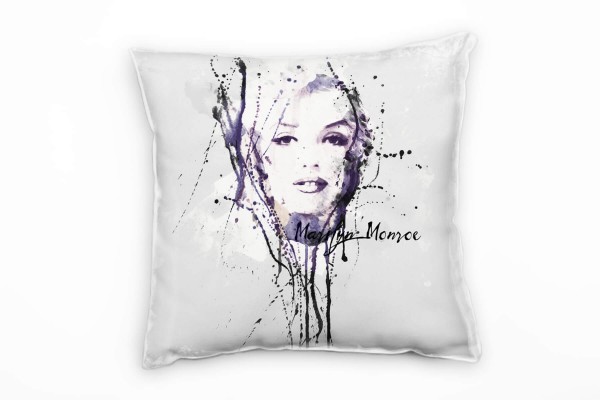 Marilyn Monroe II Deko Kissen Bezug 40x40cm für Couch Sofa Lounge Zierkissen