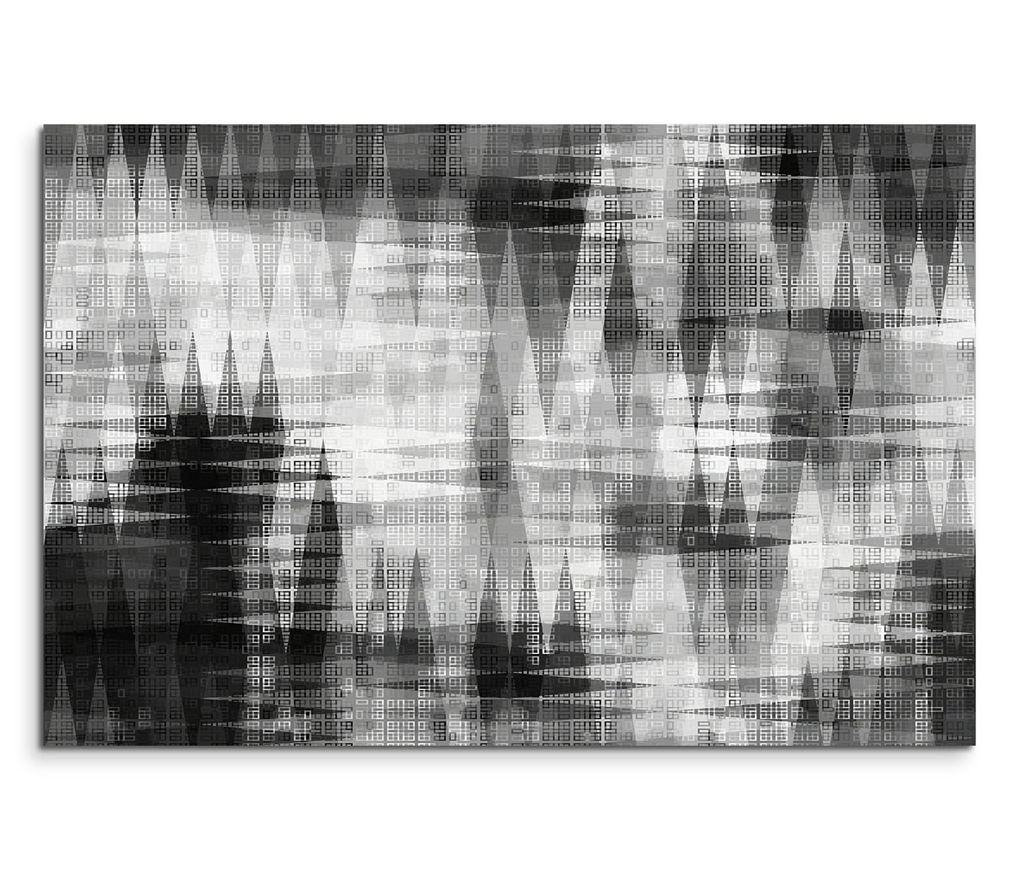 Leinwandbild abstrakt schwarz grau Paul Sinus Abstrakt_511_120x80cm 