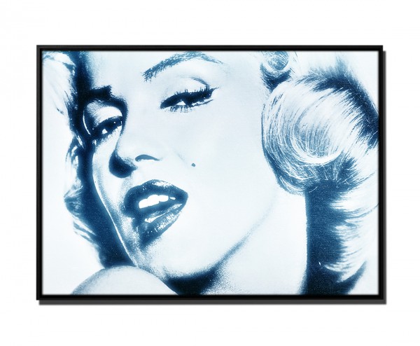 105x75cm Leinwandbild Petrol Venedig Italien Filmstar Marilyn Monroe