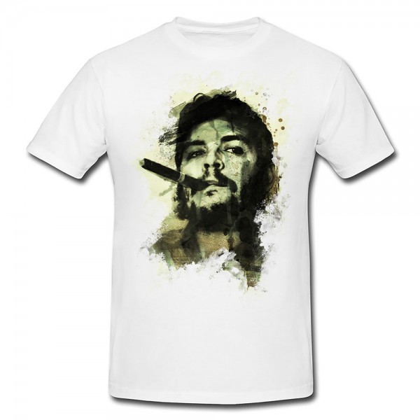 Che Guevara Premium Herren und Damen T-Shirt Motiv aus Paul Sinus Aquarell