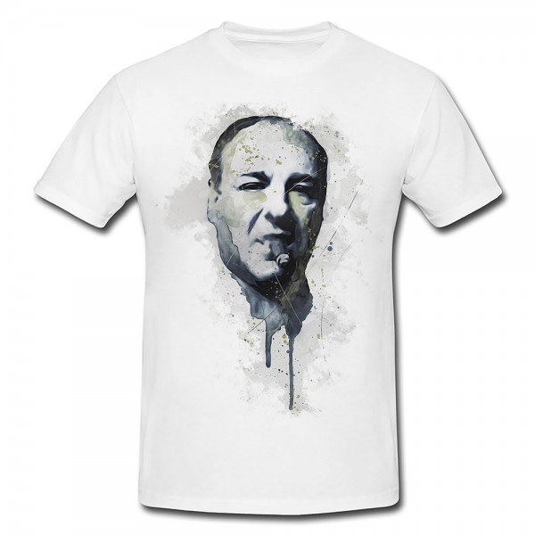 Tony Soprano Premium Herren und Damen T-Shirt Motiv aus Paul Sinus Aquarell