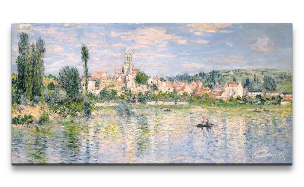Remaster 120x60cm Claude Monet Impressionismus weltberühmtes Wandbild Vétheuil in Sommer Zeitlos