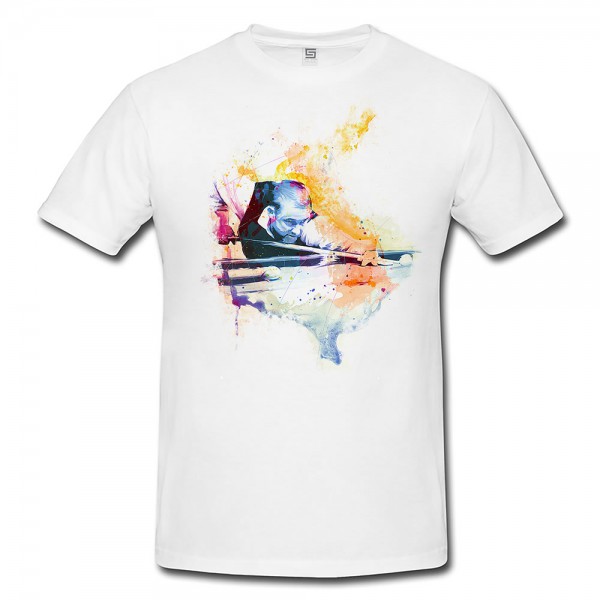 Snooker Herren und Damen T-Shirt Sport Motiv aus Paul Sinus Aquarell
