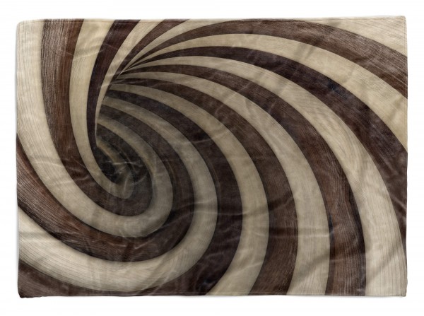 Handtuch Strandhandtuch Saunatuch Kuscheldecke mit Fotomotiv Spiralen Abstrakt Kunstvoll