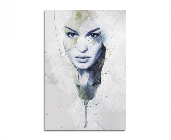 Monica Bellucci I Aqua 90x60 cm Aquarell Kunstbild