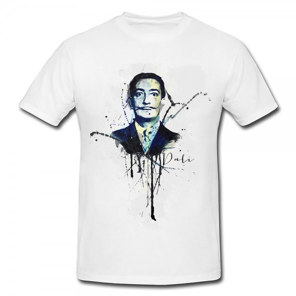 Salvador Dali II Premium Herren und Damen T-Shirt Motiv aus Paul Sinus Aquarell