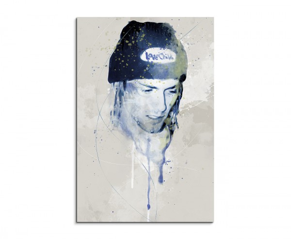Kurt Cobain Aqua 90x60cm Wandbild Aquarell Art